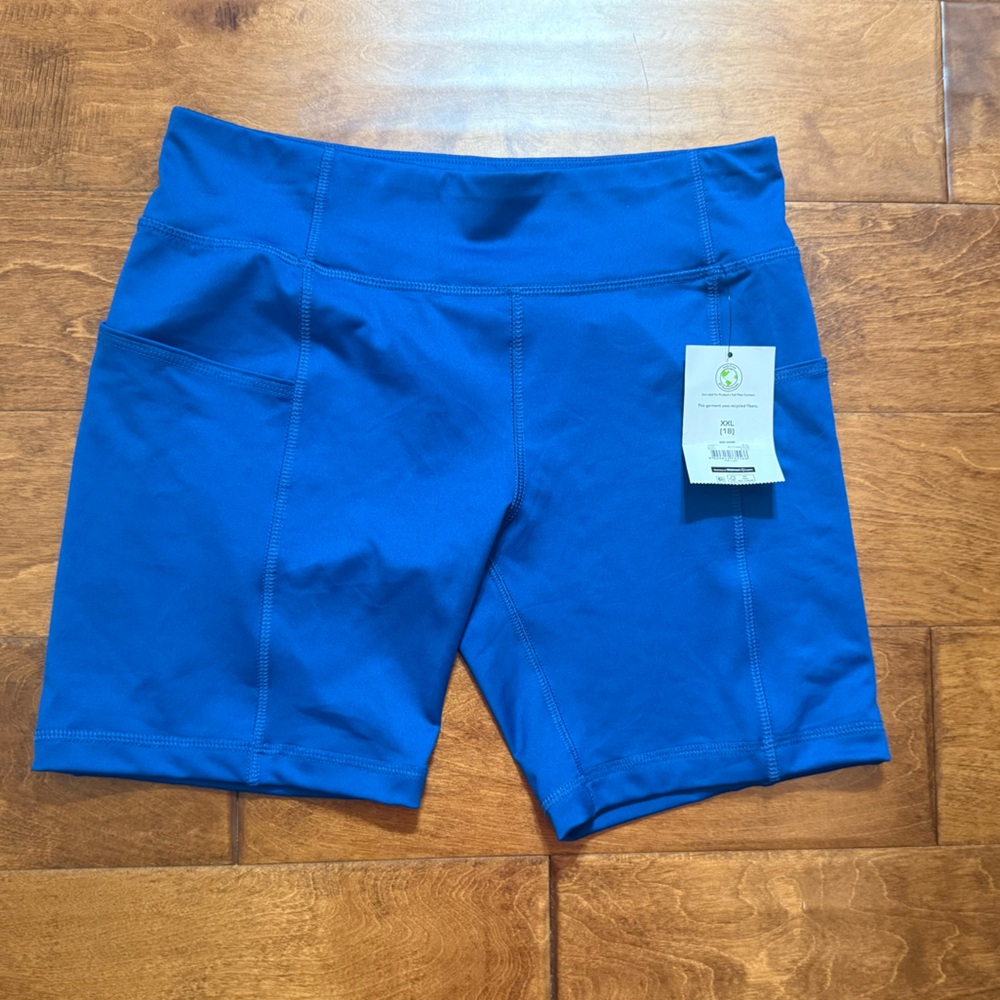 NWT Size XXL Athletic Works Blue Athletic Shorts